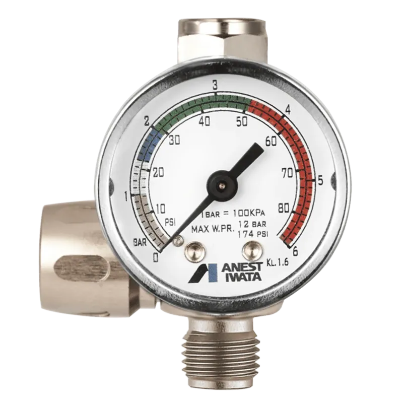 Manómetro Iwata Regulador de aire HVC