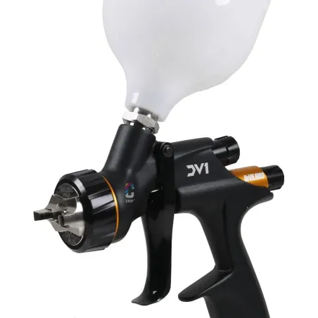 Pistola Devilbiss DV-1 C/Taza Clear C+ 1.2 mm.
