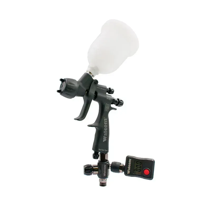 Pistola Walcom  HVLP Mini Ego Carbo HALO-POM C75-180cc